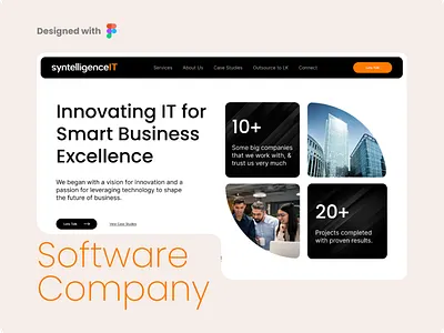 Software Company Landing Company business solutions digital agency it company software company