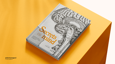 Book Cover Design 'Secrets of the mind' advertising art book book cover bookcover branding business cover design drawing graphic design hardcover illustration personal photoshop professional typography