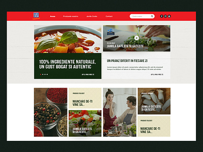 Delik'at - Website Design branding ui user experience user interface design visual design