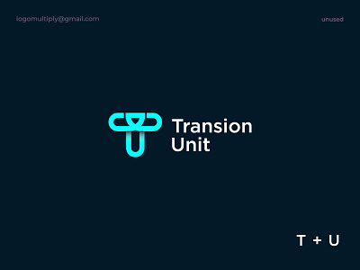 Transion Unit logo/ Letter TU logo design brand identity brand logo brand mark branding icon letter mark letter tu logo logo design logomultiply logos t tu u ut