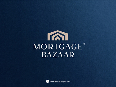 Mortgage Bazaar , Real Estate Logo Design bazaar branding business corporate design graphic design iconic logo mortgage realestate