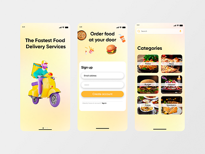 food app ui