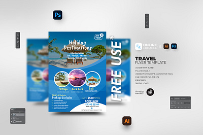 Travel Flyer Template aam aam360 aam3sixty concept design digital poster maker flyer generator flyer template free flyer free flyer template holiday tour poster template professional services tour and travel business flyer tour packages travel agency ad travel flyer template travel posters