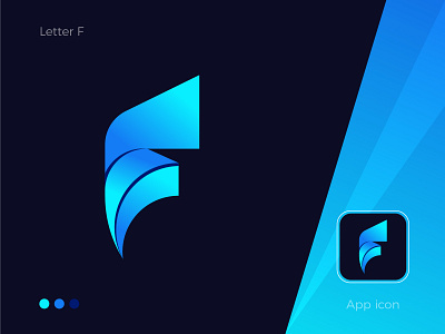 Letter F Logo Design, Modern Stylish alphabet app icon brand characters creative fff flogo font gradient color icon lasthusain letter logo minimalist monogram modern logo monogram simple stylish symbol typography