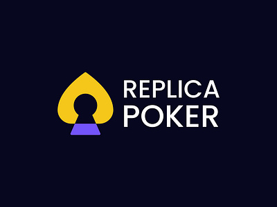 Replica Poker - Logo Design accoutung aus business finance casino finance online casino poker poker logo