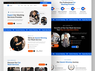 Car Wash Services Provider Website UIUX Design | Figma | Web app car wash service car wash website car washing design designer figma figma designer figma ui ux designer figma web designer uxui hire ui ux designer landing page responsive website web web design web designer web designer in usa web developer website design wordpress