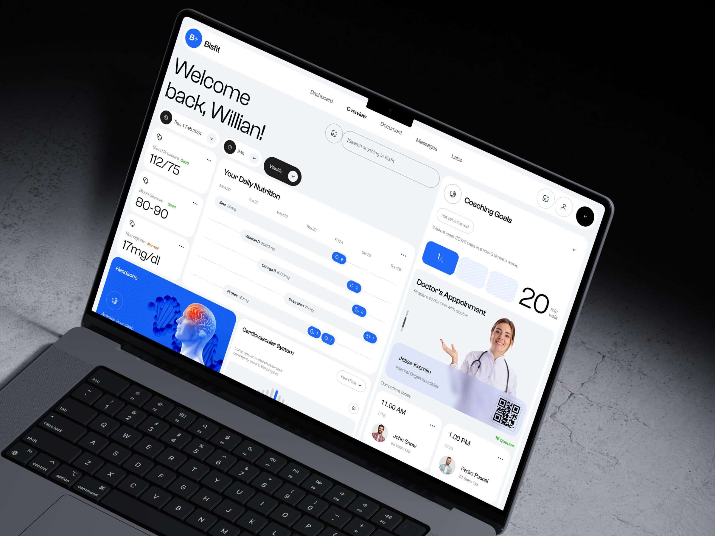 Example of Web App Design