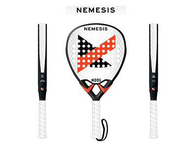 Nemesis Padel Racket Design 3d padel adidas padel animal padel branding graphic design paddle padel padel design padel designer padel logo padel place padel racket padel tennis racket design sports design tennis lover tennis racket