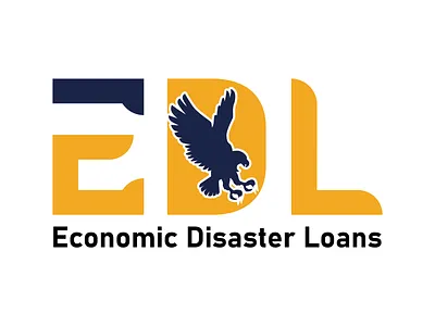 EDL letter with eagle logo brand branding eagle edl logo graphic design logo