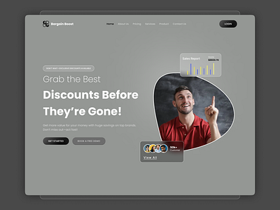 Sales Landing Page dribbble landingpage productdesign saleslandingpage teqnomandesigns uiuxdesign uuserinterface webpage