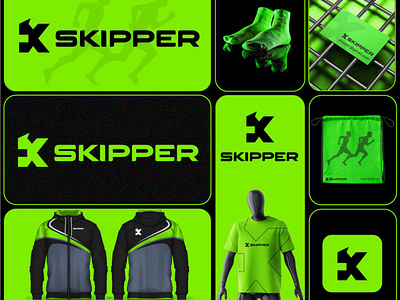 SKIPPER - Brand Identity branding graphic design logo sports