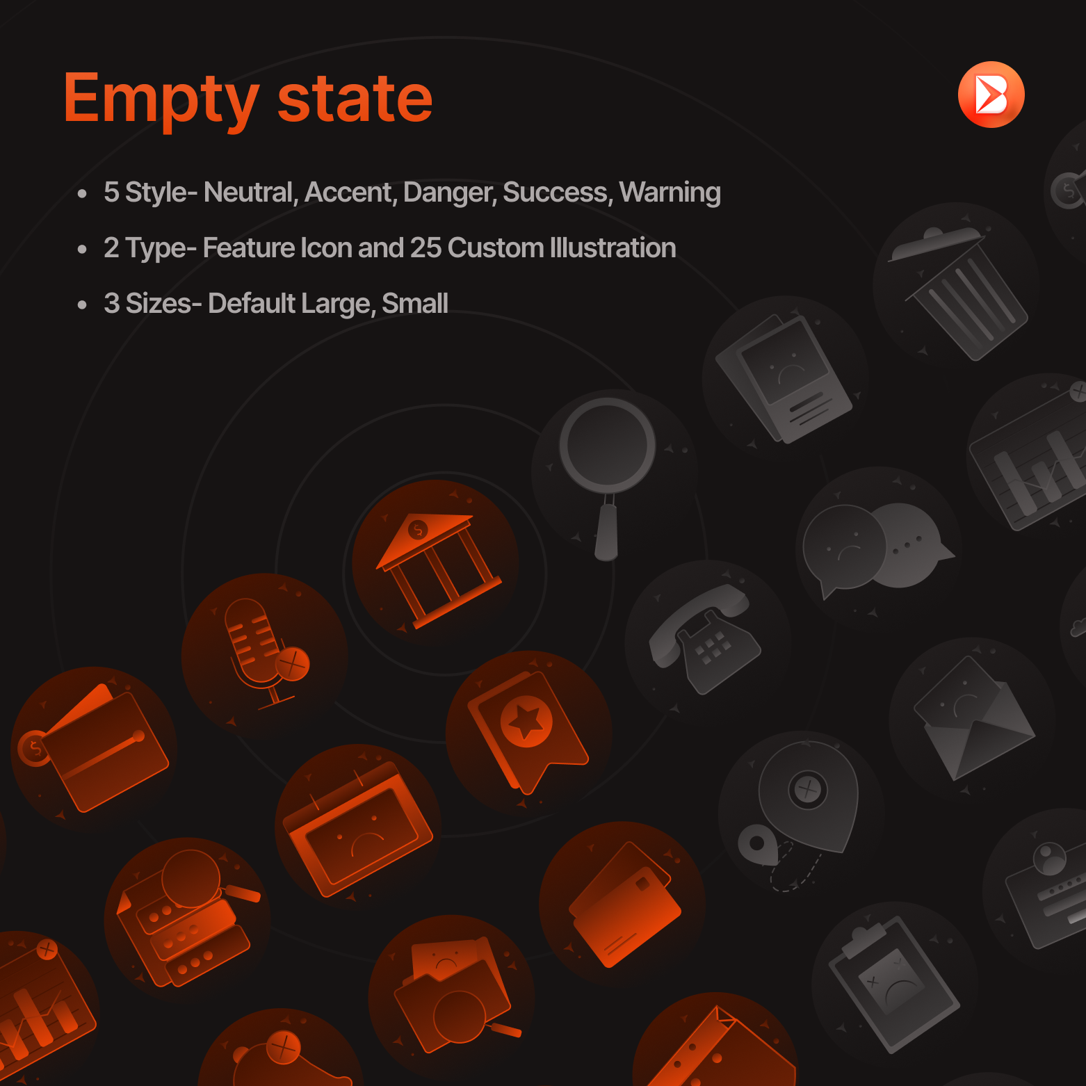 Empty state design system empty state illustration ui ui kits