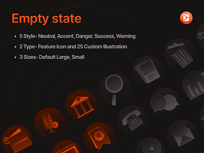 Empty state design system empty state illustration ui ui kits