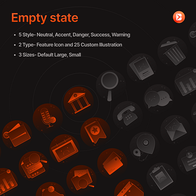 Empty state design system empty state illustration ui ui kits