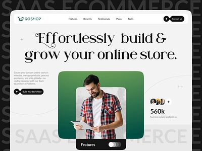 E-commerce landing page | SAAS | CRM b2b home page landing landing page landing page saas landingpage marketing site modern productivity project management saas saas home page saas landing page saas web saas web design saas website web app web design website website design