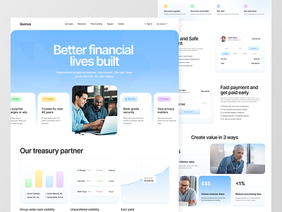 Finance Website design finance landing page finance landingpage financial financial website fintech investment landing page minimal saas finance sajon ui ux website finance