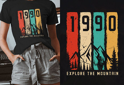 Mountain T-Shirt Design. tshirt