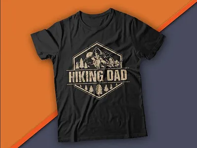 Hiking T-Shirt Design. t shirt