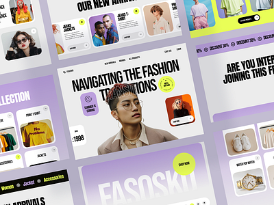 Fashion E-commerce Website Design - Fasosko apparel store clothing store ecommerce website ecommerce website design fashion fashion ecommerce fashion ecommerce website fashion marketplace fashion retail fashion trends gen z online shop online store shop store ui ui design ux web design