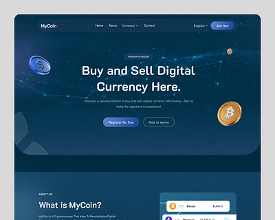 Crypto Landing Page coin crypto landing page nft