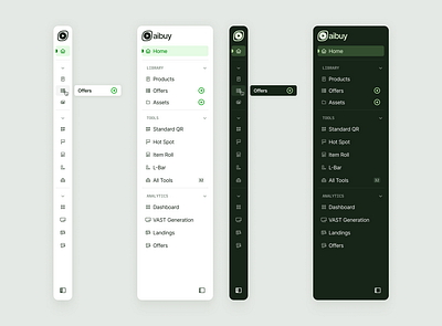 Dashboard Sidebar Menu (Light & Dark Mode) cleandesign darkmode dashboarddesign designdaily designsystem digitaldesign interfacedesign lightmode minimaldesign productdesign sidebar uidesign uiinspiration uxdesign uxui