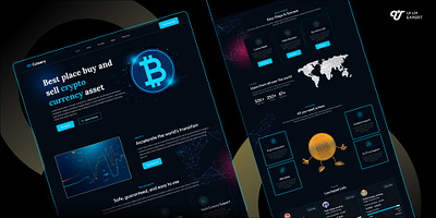 Crypto Trading Website 3d ai animation blockchain crypto cryptowebsite motion graphics tradingplatfrom ui