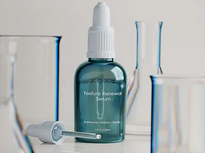 3D Serum Bottle Design 3d animation blender bottle cosmetics cycles design product design render serum visualization