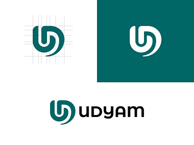 Udyam Logo Design branding businesslogo corporateidentity creativelogo financelogo graphicdesign logo logoconcepts logodesign minimaldesign typography