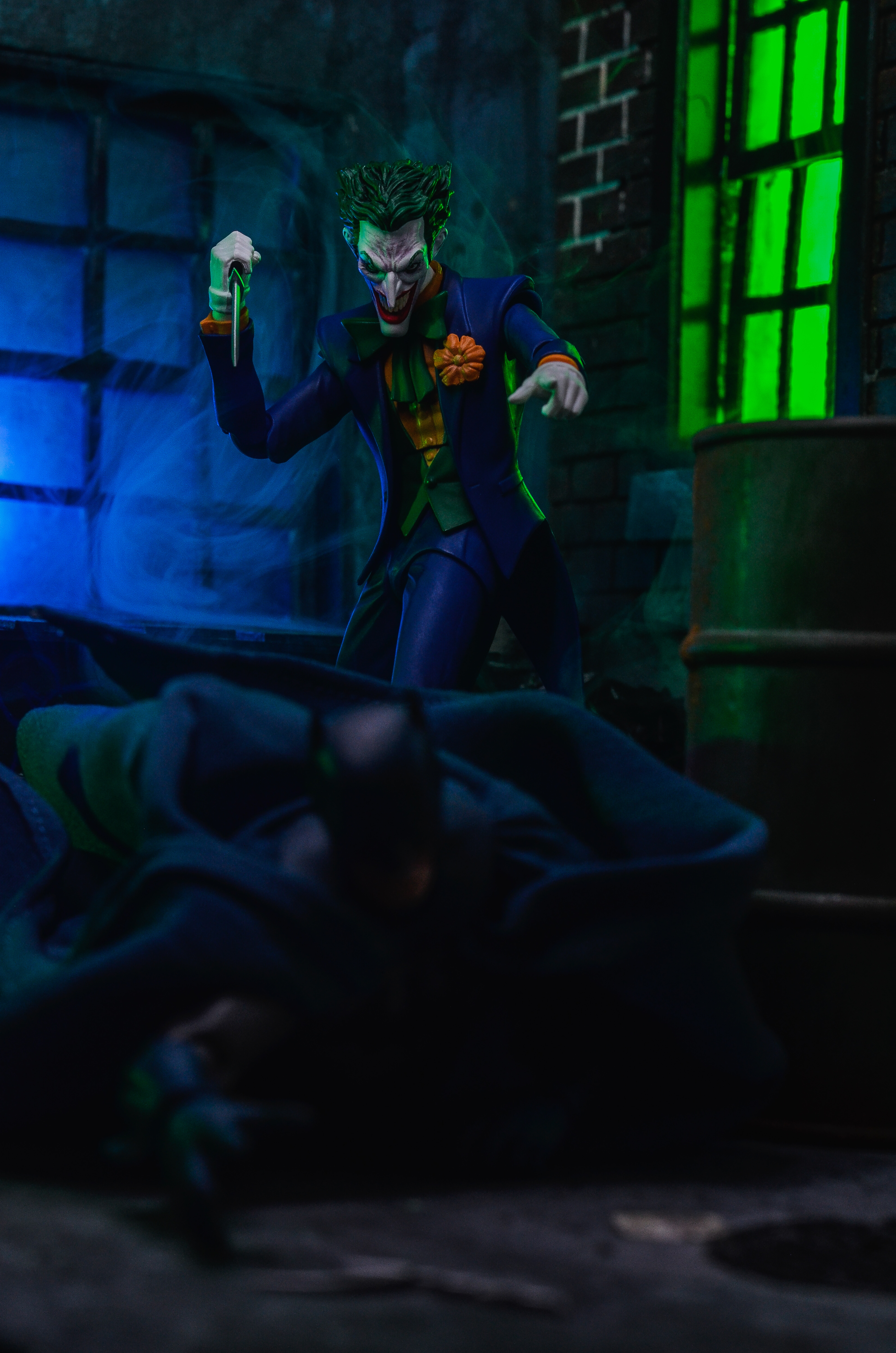 Who will have the last laugh? action figure batman diorama joker photography photoshoot toy photography