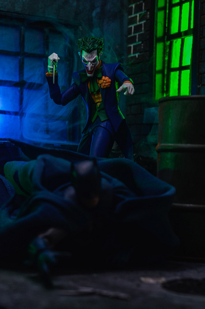 Who will have the last laugh? action figure batman diorama joker photography photoshoot toy photography