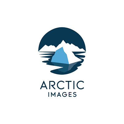 Arctic Images – Modern & Minimalist Logo Design adobe illustrator artic logo blue blue color digital graphic design ice logo iceland illustration images logo logo design riverfront