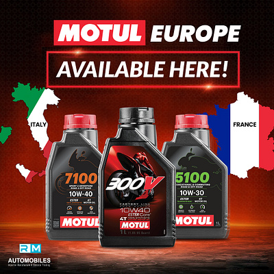 Engine oil Lubricants Motul Stricker Social Media Banner Design app branding design graphic design illustration logo typography ui ux vector