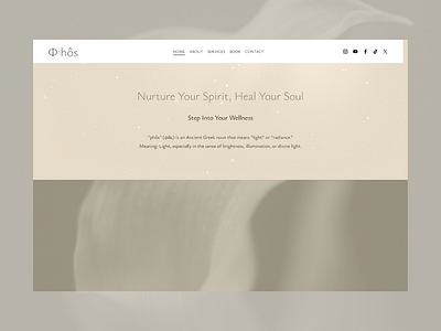 φhôs Squarespace 7.1 Template energy healing meditation reiki services squarespace squarespace design squarespace template studio template website