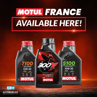 Engine oil Lubricants Motul Stricker Social Media Banner Design. app branding design graphic design illustration logo typography ui ux vector