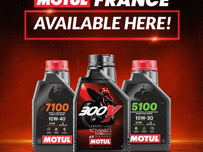 Engine oil Lubricants Motul Stricker Social Media Banner Design. app branding design graphic design illustration logo typography ui ux vector