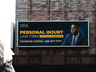 Law Firm Billboard Design | Banner Ads Design adobe illustrator ads design banner banner ads billboard branding car wrap corporate cover design graphic design law firm print design sign signage social media ads social media post wrap design