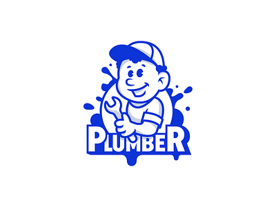 Logo Design - Plumber brand branding desig graphic design identity keyvisual logo logodesign plumber vector