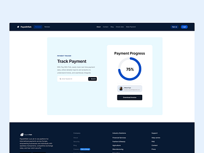 [WIP] Payment Tracker branding design logo ui