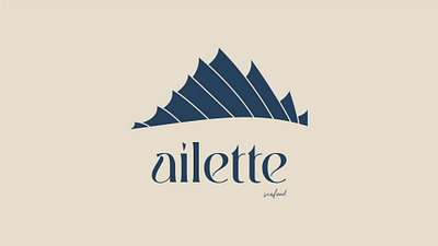 Ailette Seafood Restaurant Brand Identity Design branddesign branding caglayancreative creativedesign elegant fish mediterraneanfood restaurant seafood sustainableseafood