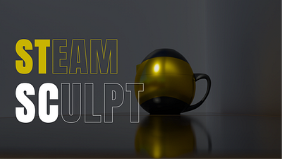 STEAM SCULPT - Multipurpose Kettle 3d animation industrial design kettle material handling product design prototypig