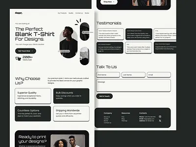 Clothing Store Landing Page clothing store design hero landing page minimal design ui web design