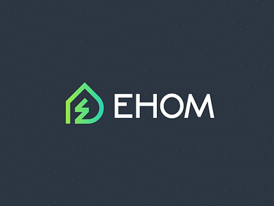 Innovative Minimalist Logo for EHOM: Sustainable Solar Energy brand identity branding eco friendly graphic design green energy house logo innovation leaf logo logo design minimalist logo modern modern design renewable energy smart energy smart logo design solar energy solar systems startup logo sustainable energy visual identity