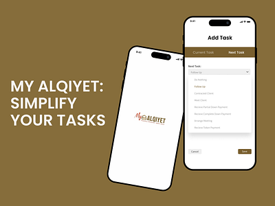 Task Manager App for My Alqiyet task manager ui