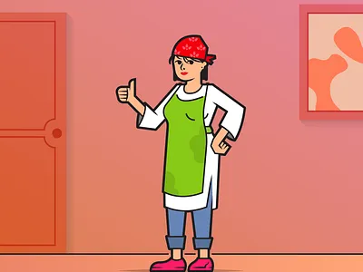 The Chef character character design character illustration flat illustration illustration mascot vector