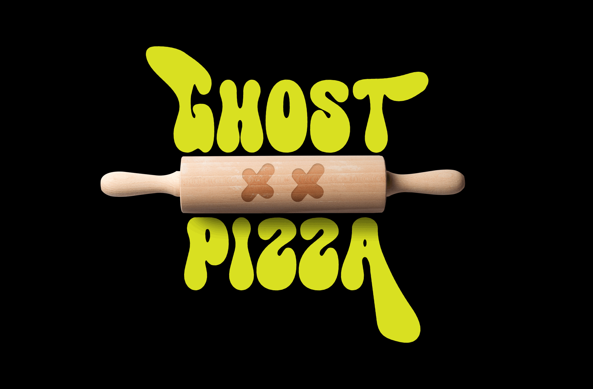 Ghost Pizza brand branding creepy ghost ghost logo graphic design halloween logo logo design logo designer pizza pizza brand pizza branding pizza logo scary