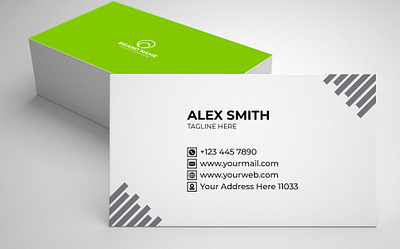 Business Card business card graphic design minimal new design