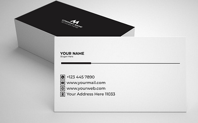 Unique and Professional Business Card Template branding graphic design logo