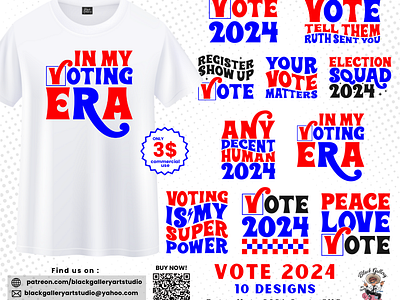 Retro Vote 2024 Quote SVG Design america america vote donald trump election election 2024 kamala kamala harris quote svg design trump usa vote vote 2024 voting voting quote