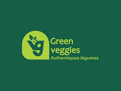 Greenveggies logo and brand identity brand identity branding ecology environnement graphic design logo logo design mockup natue