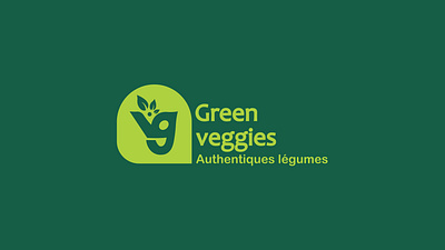 Greenveggies logo and brand identity brand identity branding ecology environnement graphic design logo logo design mockup natue